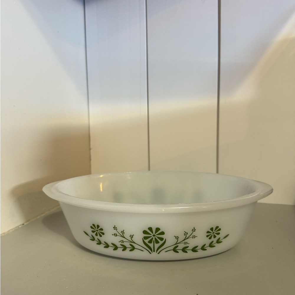 Vintage White Floral Baking Dish - Picture 5 of 7